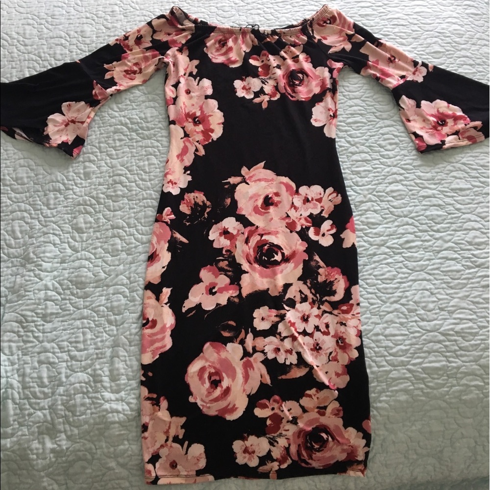 floral formal dress